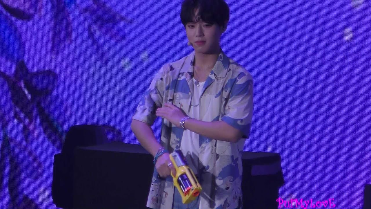 190526 PARK JIHOON BIRTHDAY PARTY - Shoot a gun