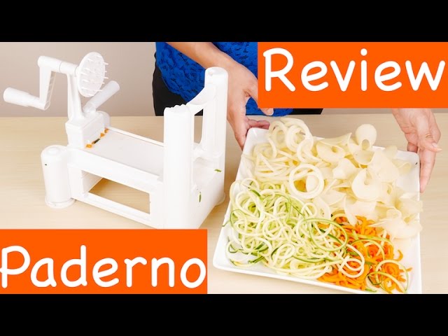 Paderno World Cuisine A4982799 Tri-Blade Vegetable Spiral Slicer Review 