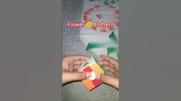 Flower 🌼 Pattern in 3x3 Rubik