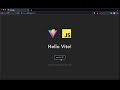 npm create vite@latest scaffolding first vite project
