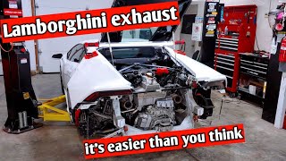 How to do a Lamborghini Huracan exhaust step-by-step , you can do it yourself  [ LP 580-2 ]