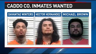 Three inmates escape Caddo County Jail; officials searching