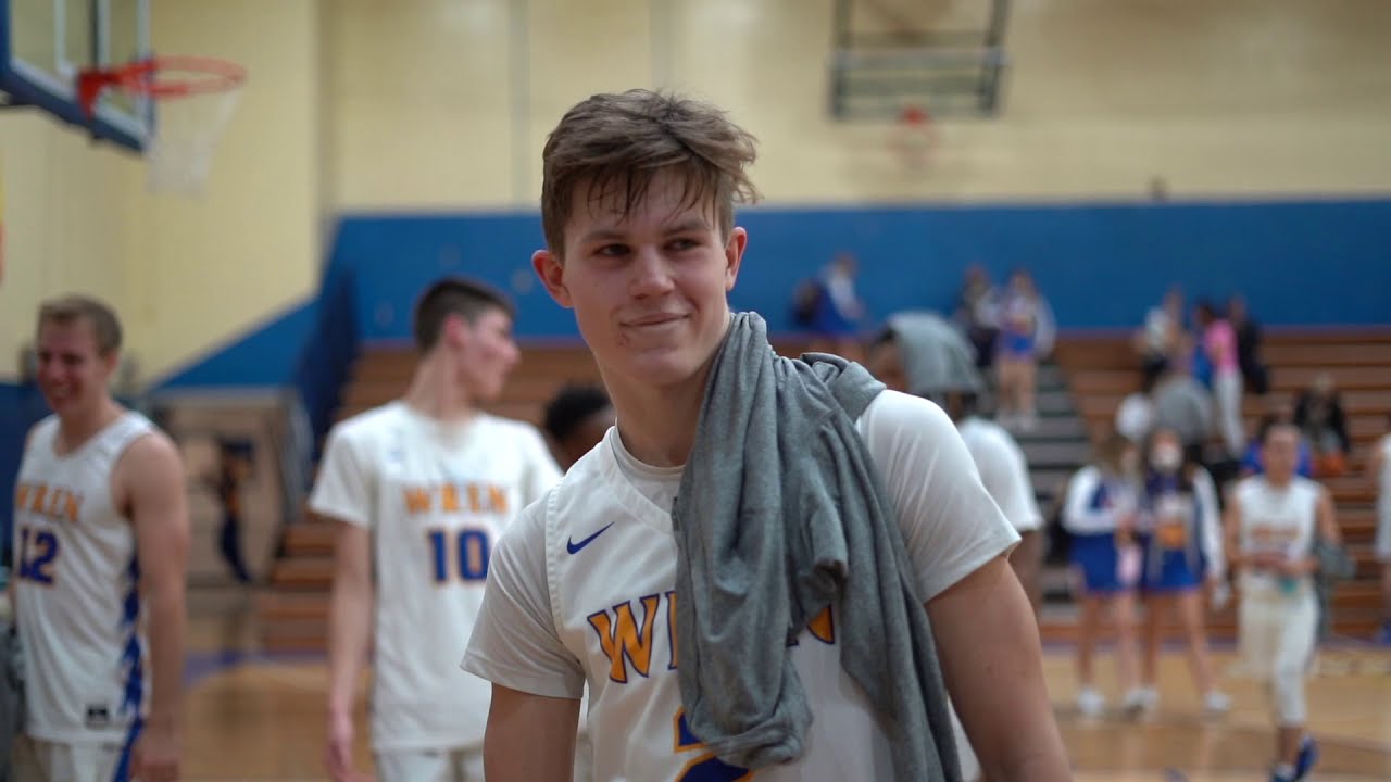 Reid Warga drops 26 points on senior night!! Wren High School highlights!!