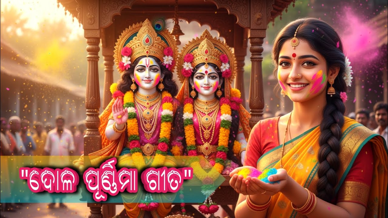 ଦୋଳ ପୂର୍ଣ୍ଣିମା 2026 🌸 | ଦୋଳ ଯାତ୍ରା ଗୀତ | Radha Madhav Dola Jatra Song | Holi Special