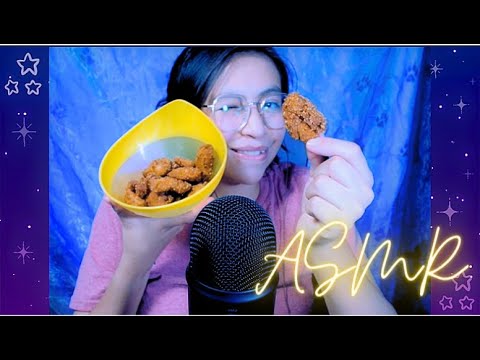 ASMR SONIDOS CRUJIENTES (NO TALKING ) PALOMITAS DE POLLO / ASMR CRUNCHY SOUNDS