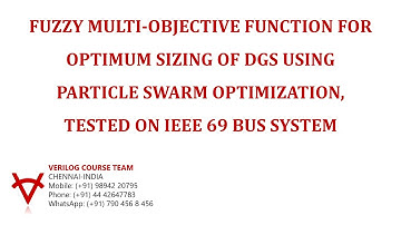 FUZZY MULTI OBJECTIVE FUNCTION FOR OPTIMUM SIZING OF DGS USING PARTICLE SWARM OPTIMIZATION