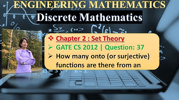 GATE CS 2012 |Question: 37 How many onto (or surjective) functions are there from an n-element (n≥2)