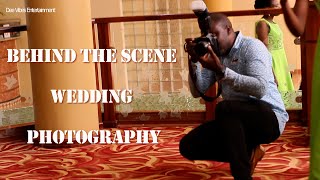Behind the scenes wedding photography. No soft-box. Using Canon 7D and Tripo flash.