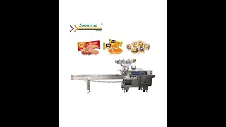Flow packing machine for snacks food - Soontrue