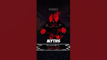 The Story of Guest 666.. [Forsaken and Myth] #roblox #forsaken