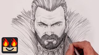 How To Draw Kraven the Hunter | Sketch Tutorial