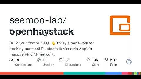 GitHub - seemoo-lab/openhaystack: Build your own 