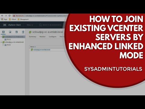 vSphere 6.7 - How To Join 2 Existing VMware vCenter Servers by Enhanced Linked Mode