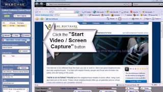 WebCase How to Video - Video Recording a WebPage or Application