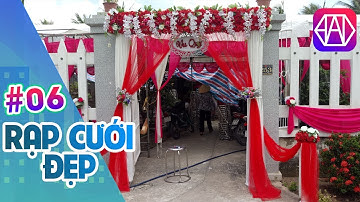 Rạp Cưới Đẹp: p6 - Tông Hồng Cánh Sen,Đỏ | Ba Hào | Gò Công, Tiền Giang