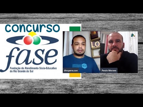 Concurso FASE RS  !!! entrevista com Agente Paulo Moraes. Salário, porte,escala,carreira