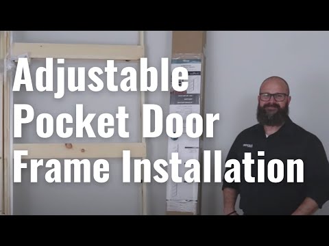 Compact Adjustable Pocket Door Frame Installation Guide - video from Alexandria Moulding
