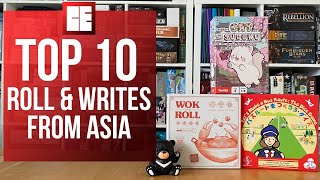 Top 10 Roll & Write Games From Asia