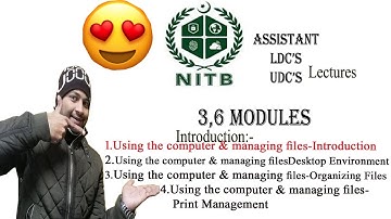 #Module_2 #Part_1 Using the computer & managing files-Introduction#Assistant, UDC