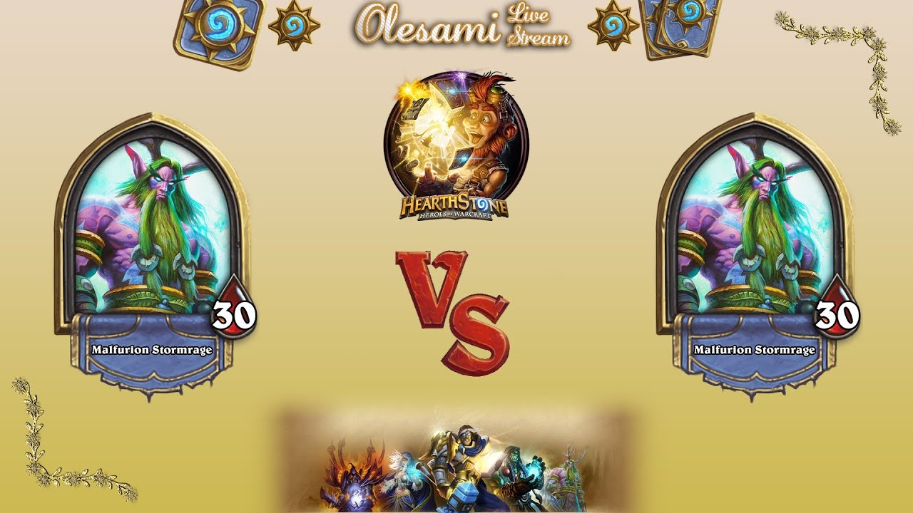 Olesami. Ranked. Druid vs Druid. Добрая традиция:переворачивать на себя чай :)