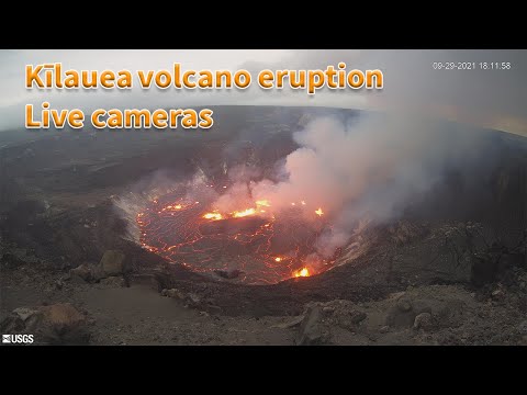 K?lauea?volcano is erupting in Hawaii: Live USGS cameras