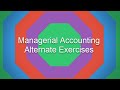 ACC 202 Ch21 Alternative Exercises