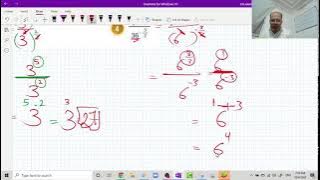 الصف الثامن || ضرب الأسس النسبية وقسمتها