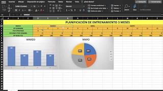 Planificación del entrenamiento en Excel