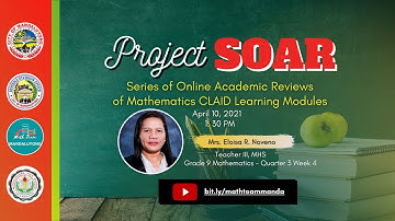 Solving Problem Involving Parallelograms, Trapezoids and Kites - Math 9 Quarter 3 Week 4 ProjectSOAR