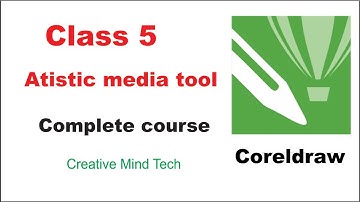 Artistic Media Tool in CorelDraw 2020 Class # 5 | Urdu / Hindi