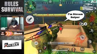 Stream Sniper!! / Rules of Survival / Ep 198