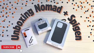 Unboxing Nomad Modern Leather Cases & Spigen (iPhone 15Pro & AirPod Pro Accessories)