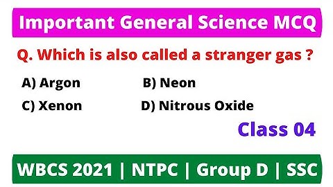 General Science MCQ Class 04 || WBCS 2021 Prelims + Mains