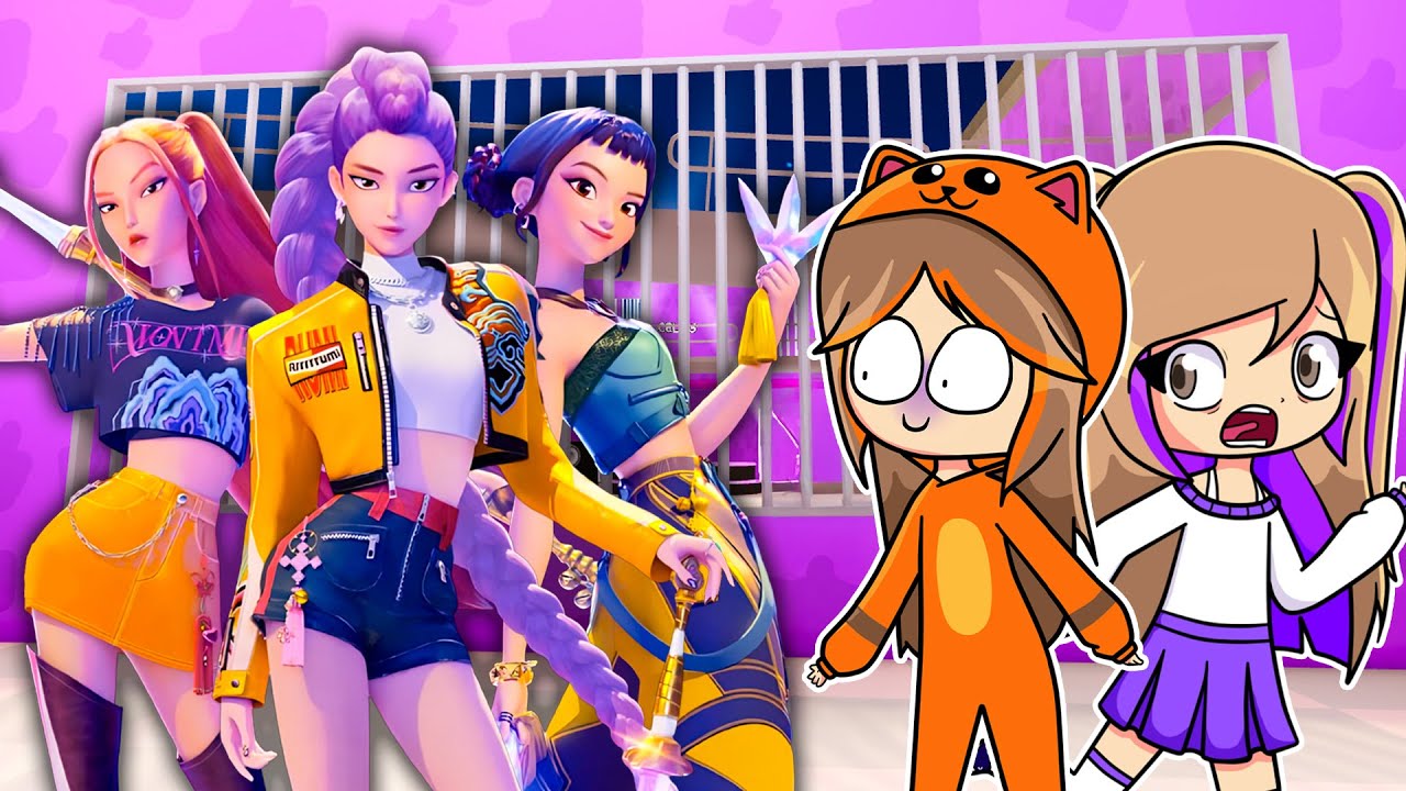 Escapamos de la PRISIÓN de las GUERRERAS KPOP en Roblox con Lyna !!