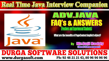 Java Interview Companion||Adv Java || What are the benefits of PageContext implicit object?