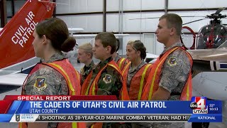 Cadets of the Utah's Civil Air Patrol