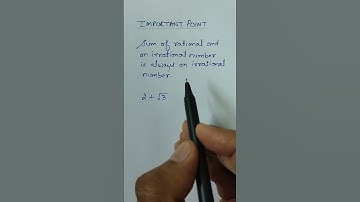 sum of rational and irrational number