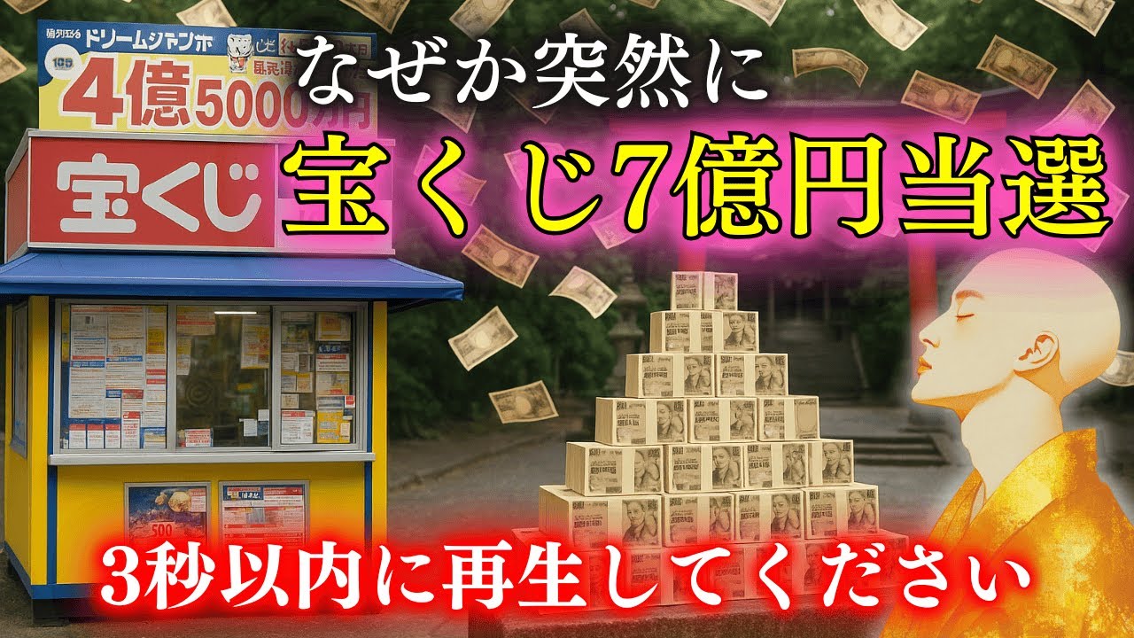 【人生激変】55歳女性が宝くじ7億円を手にした衝撃の理由。絶対に見逃さないでください。
