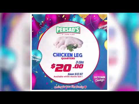 IT'S SUPER SAVINGS AT PERSAD'S D FOOD KING