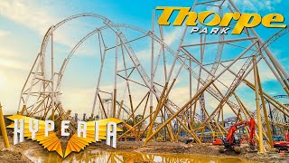 Huge HYPERIA Construction Update! | THORPE PARK #60