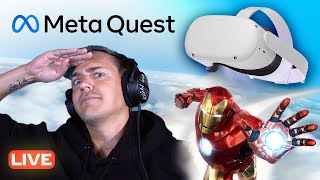 MARVEL'S Iron Man VR STREAM #QuestPartner #MarvelGames - Live