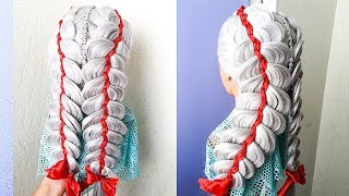 Красивые ПРИЧЕСКИ на 1 СЕНТЯБРЯ с лентой. Прически в школу на длинные волосы. Back to School. Красивые ПРИЧЕСКИ на 1 СЕНТЯБРЯ с лентой. Прически в школу на длинные волосы. Back to School.