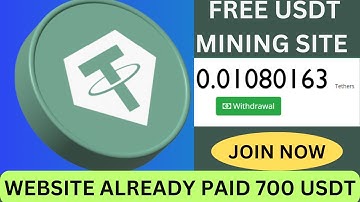 Free USDT Mining Site 2023 | New Free Cloud Mining Website | Get Free Crypto