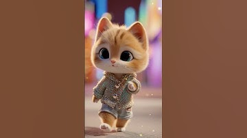 Cat Baby Model Show 2025 💖 Stylish AI Trends for Little Stars ✨ #cute #funny #baby