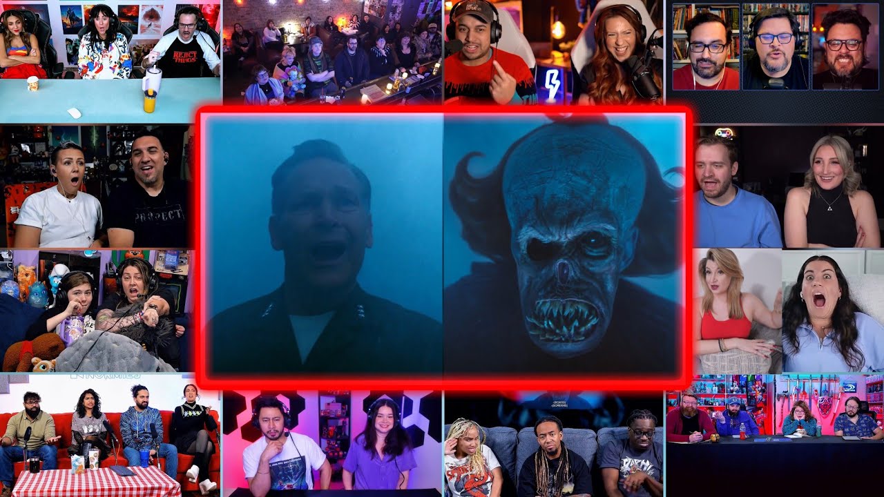 Youtubers React To PENNYWISE EAT GENERAL SHAW's FACE| It Welcome To Derry Ep Reaction Mashup 