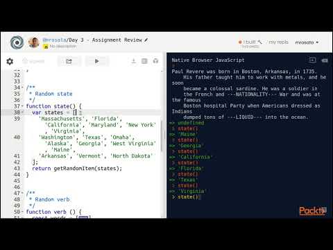 JavaScript (and jQuery) in 7 Days: Assignment Review from Day 2| packtpub.com