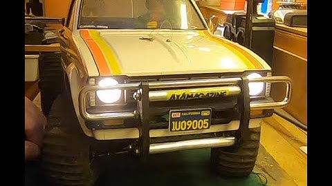 Upgrading my vintage Tamiya Tyota Hilux  with brushless motor