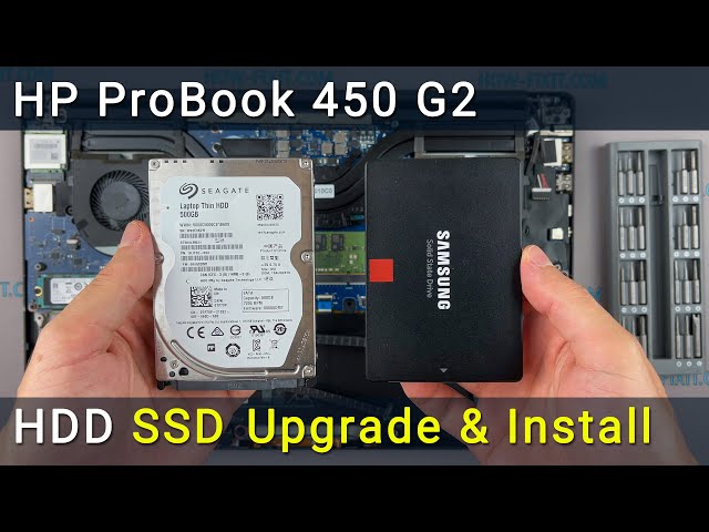 HP ProBook 450 G2 Hard Drive or SSD Upgrade: Replacement