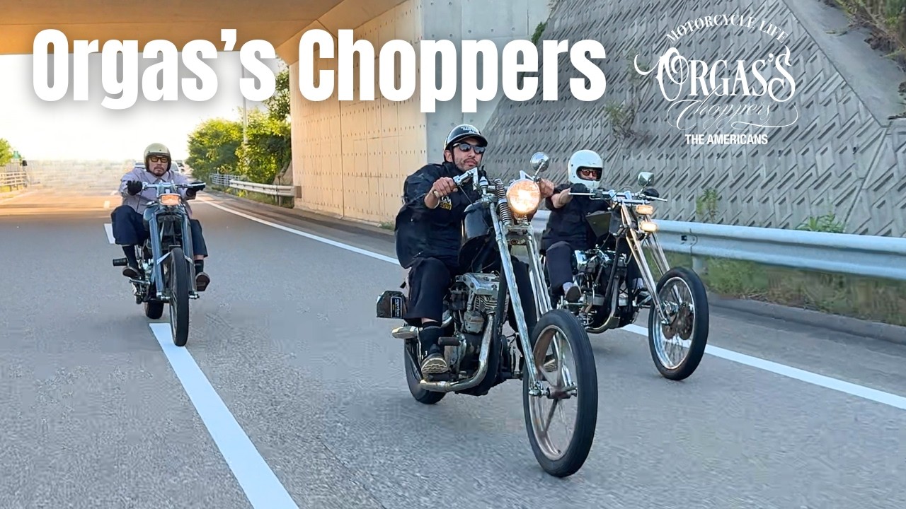ORGAS'S CHOPPERS rules Kanazawa with badass 3 survivor choppers!