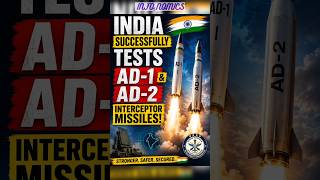 India successfully tested AD-1 and AD-2 ballistic missile interceptor #defencenews #india